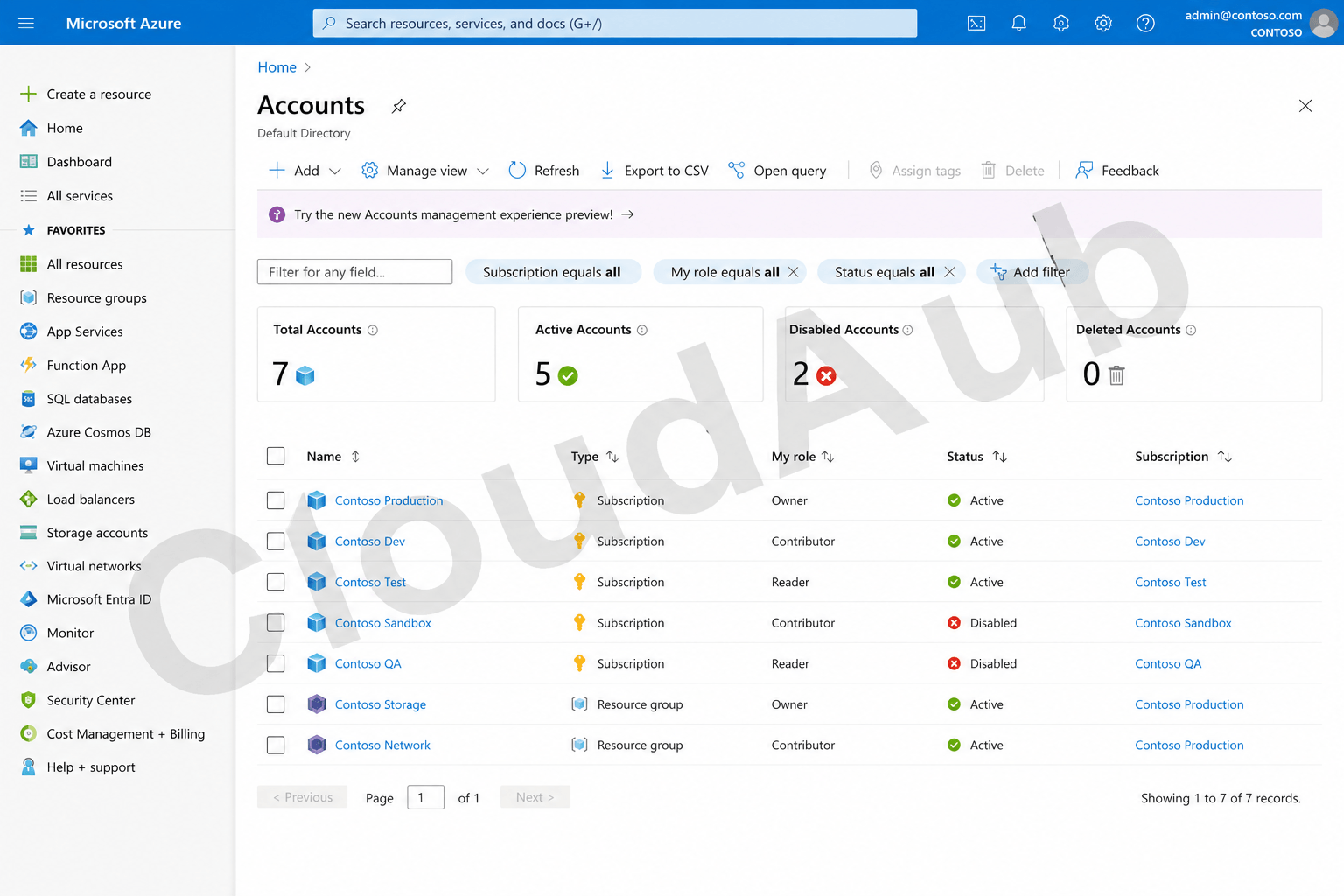 Buy Azure account